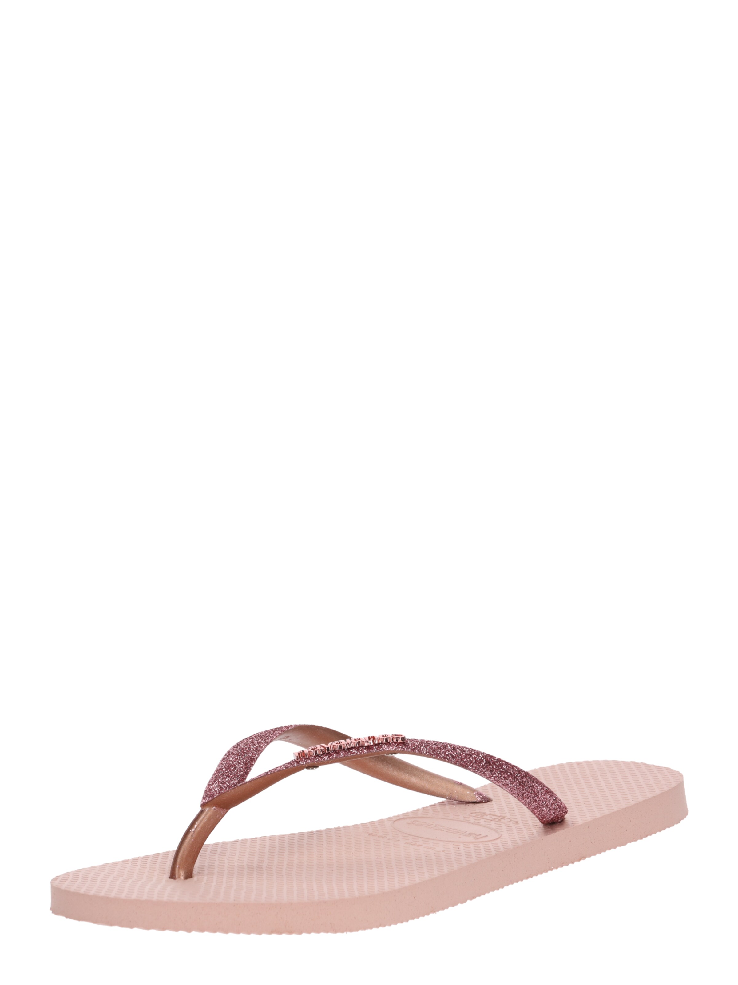 HAVAIANAS - Teenslipper 'Glitter' in de kleur Rosa