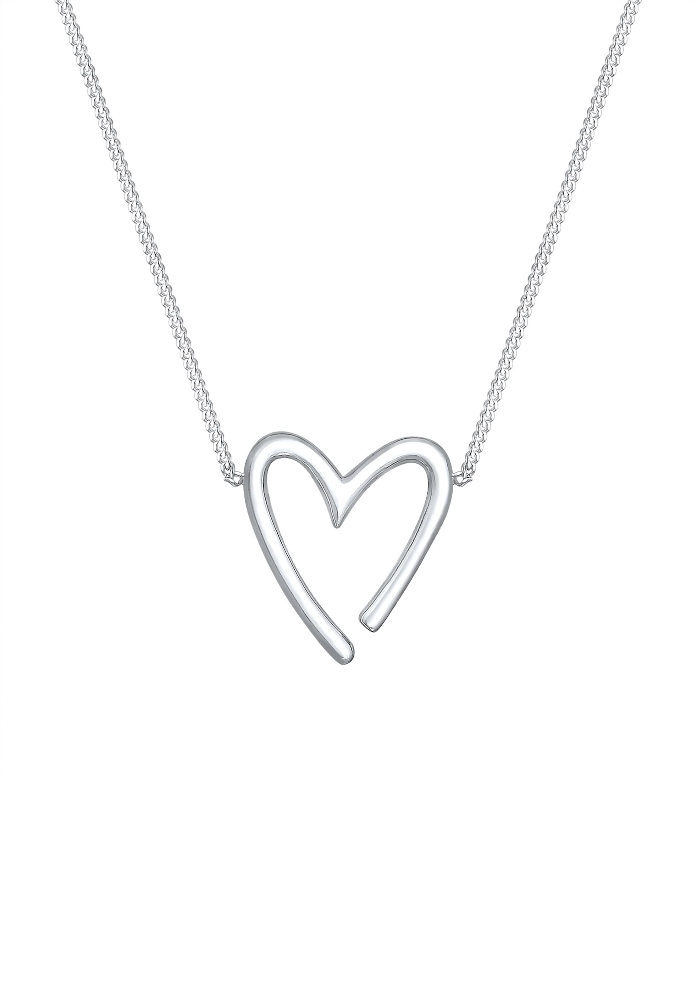Chaîne 'Herz' ELLI en argent