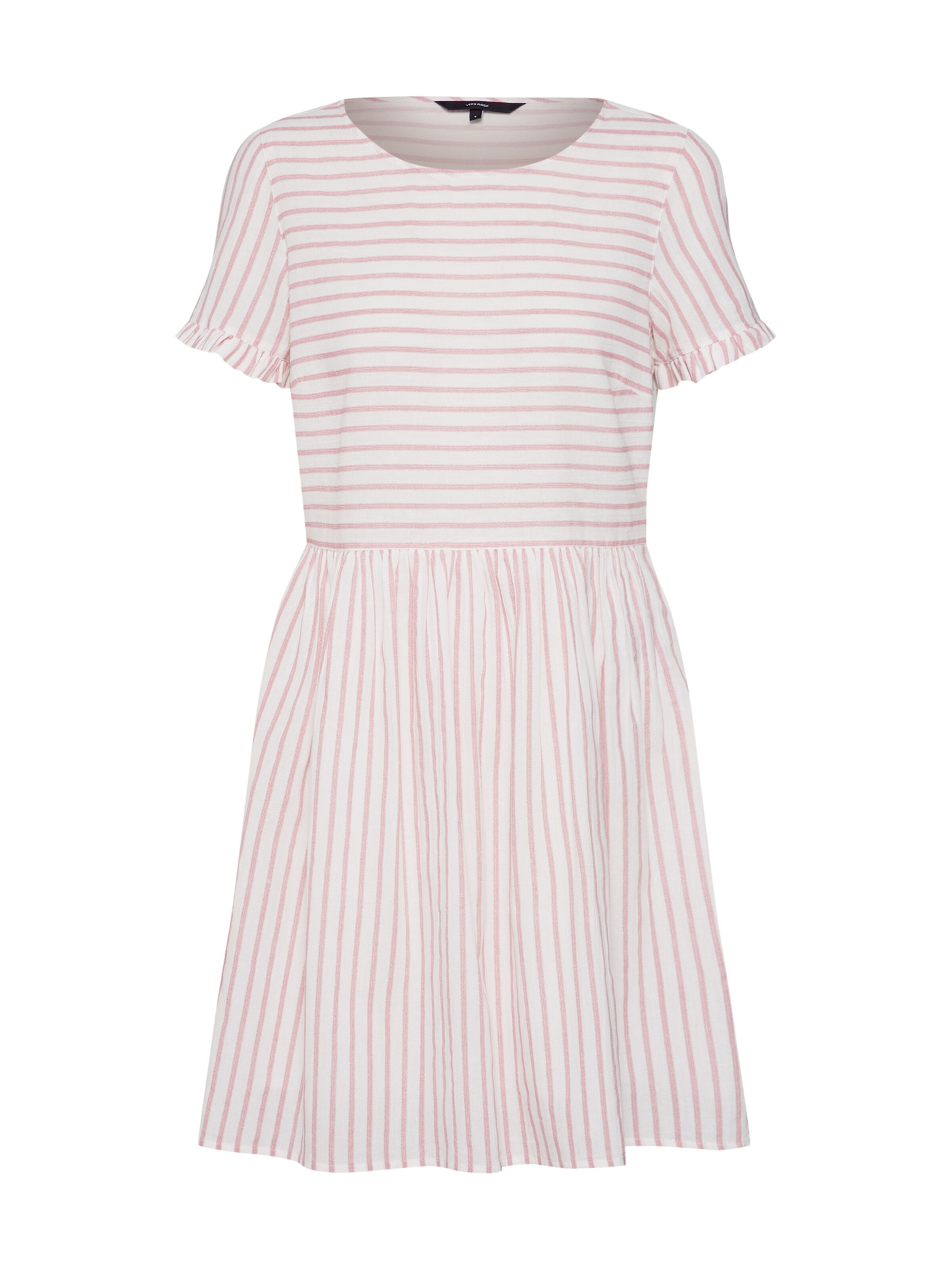 VERO MODA - Zomerjurk 'VMCOCO STRIPY SS SHORT DRESS' in de kleur Rosa