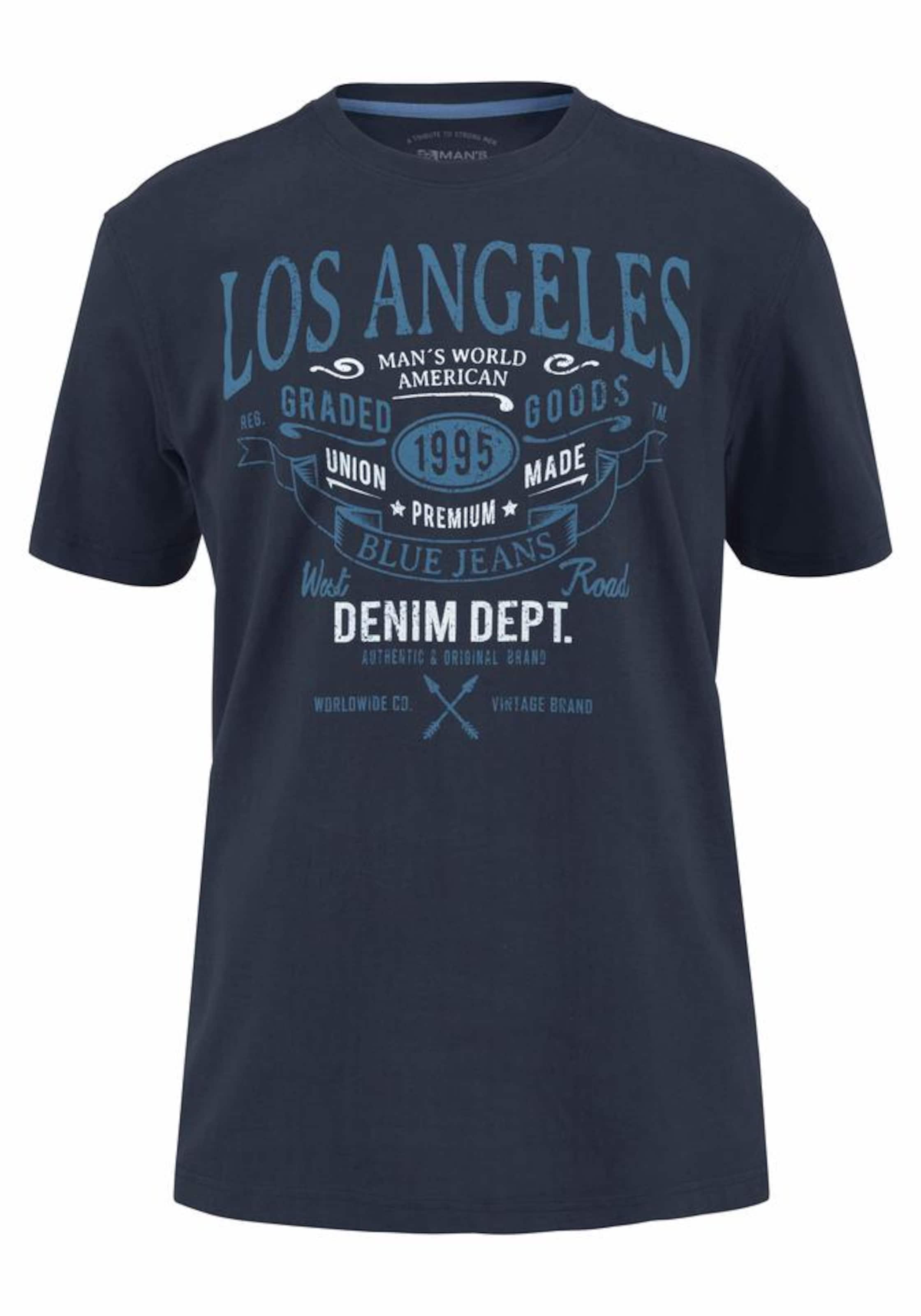 Man's World Shirt in Blue: front