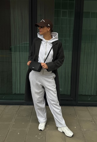 Gray Sweatsuit Look