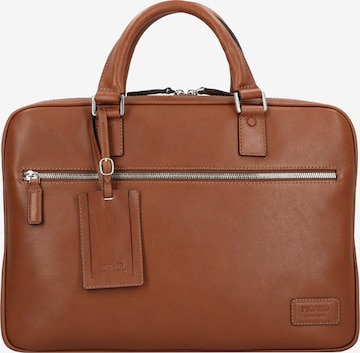 Picard Document Bag 'Authentic' in Brown: front