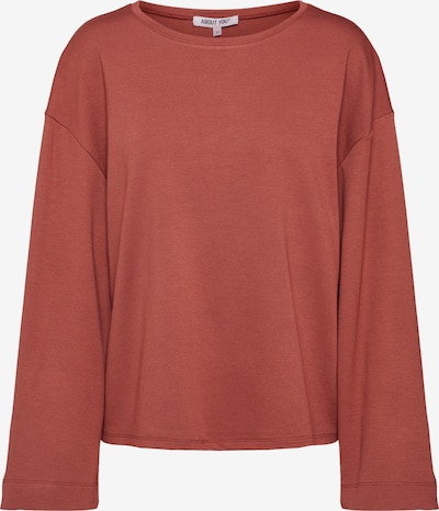 ABOUT YOU Sweatshirt 'Genia' i rostbrun, Produktvy