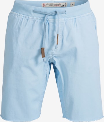 Pantalon chino 'Carver' INDICODE JEANS en bleu : devant