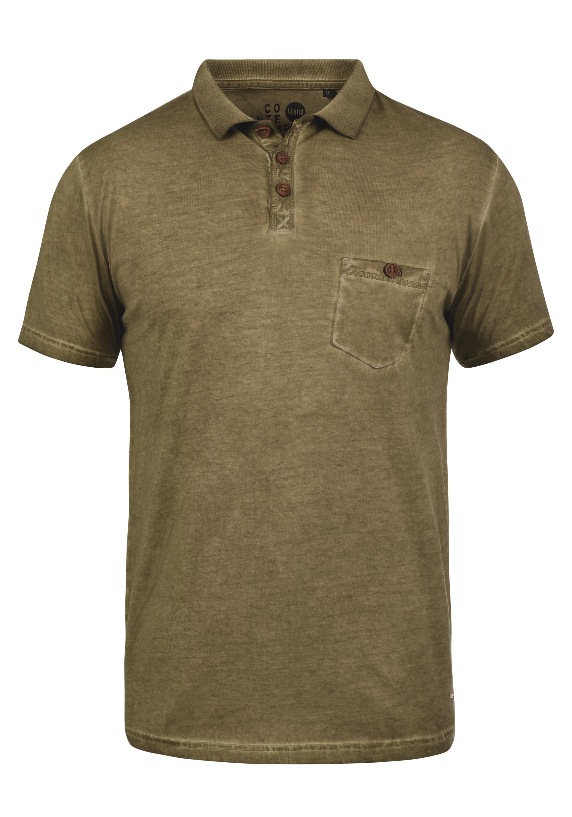 Maglietta 'Termann' di !Solid in verde: frontale