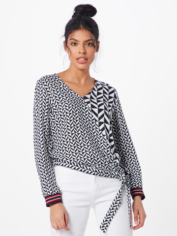 STREET ONE Blouse in Zwart: voorkant