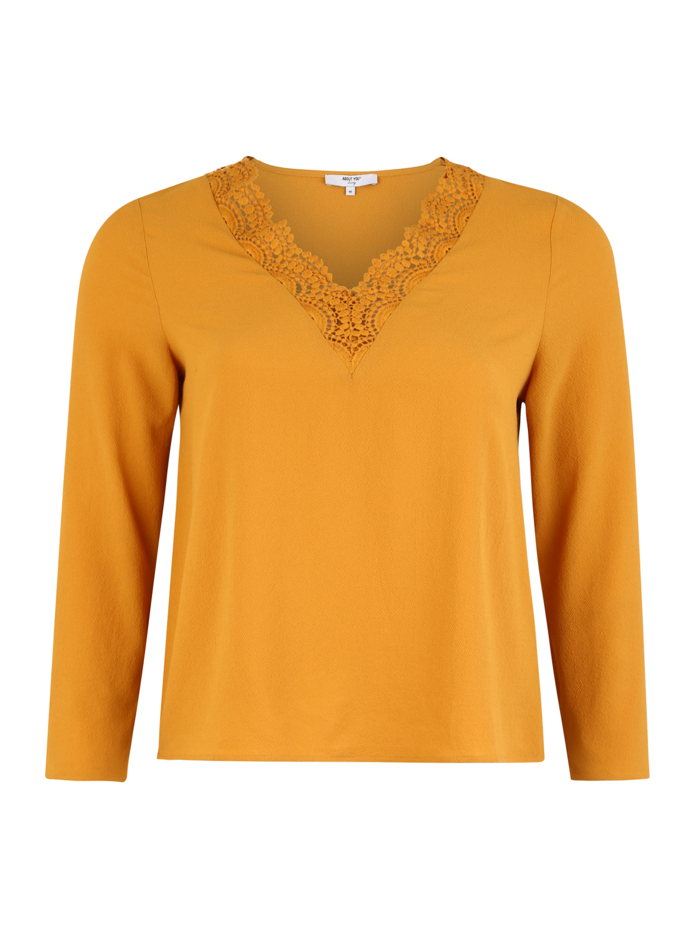 ABOUT YOU Curvy Tričko 'Inken' – žlutá: přední strana