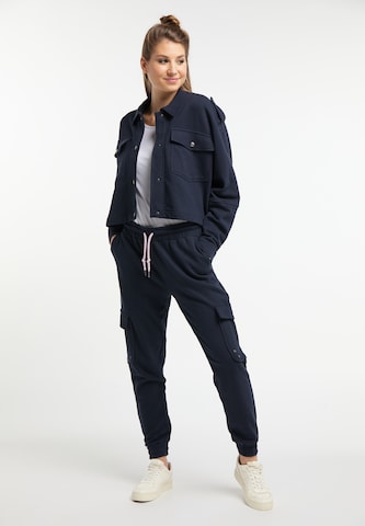 MYMO Sweatjacke in Blau