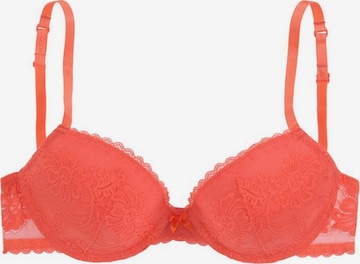 LASCANA Push-up Bra in Orange: front