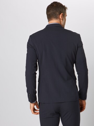 Lindbergh Slim fit Suit in Blue: back