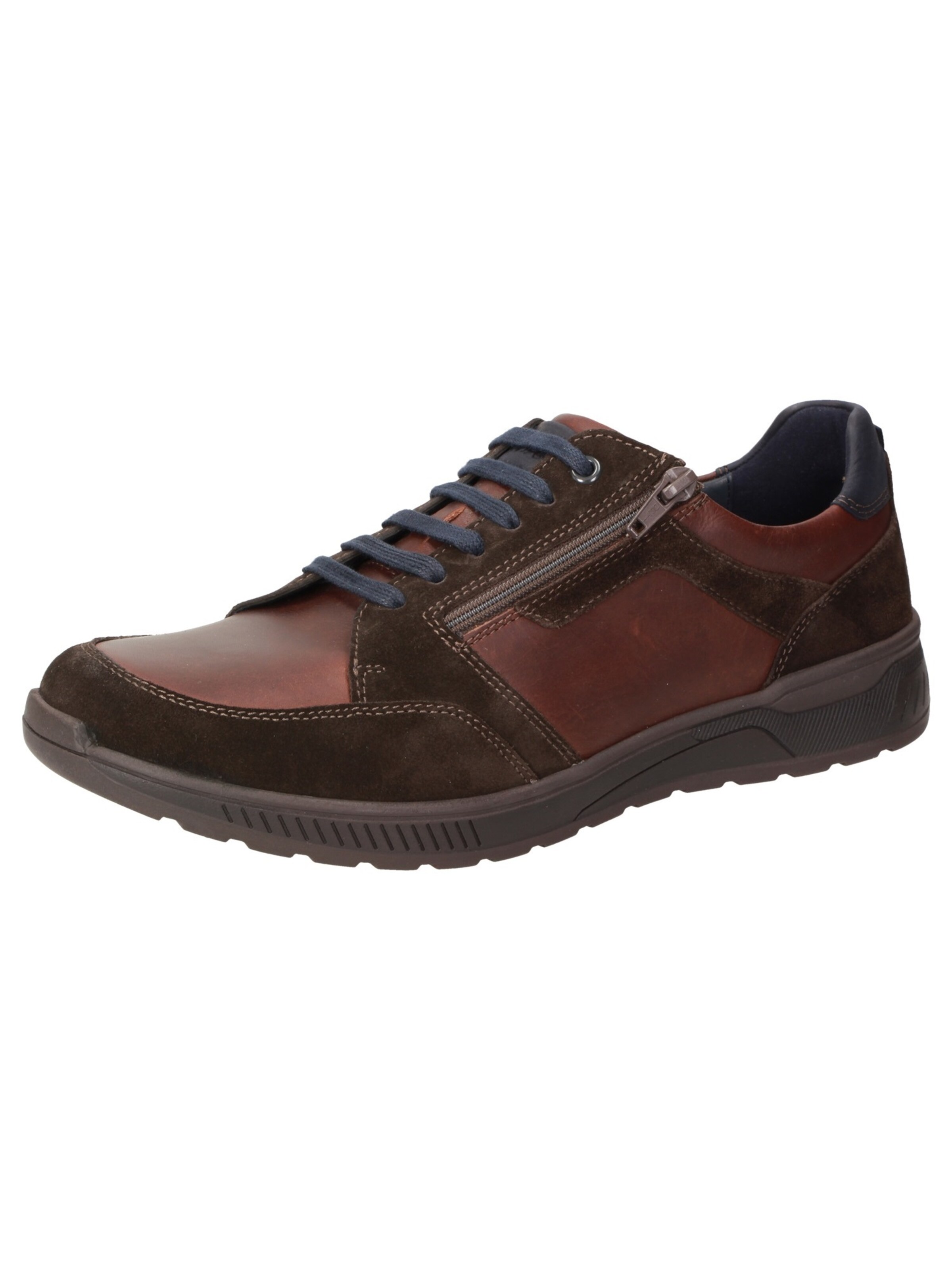 SIOUX - Sportieve veterschoen ' Hensley-704-J ' in de kleur Cognac