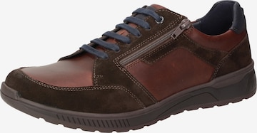 SIOUX Athletic Lace-Up Shoes 'Hensley-704-J' in Brown: front