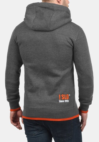 !Solid Kapuzensweatjacke 'BenjaminZip' in Grau