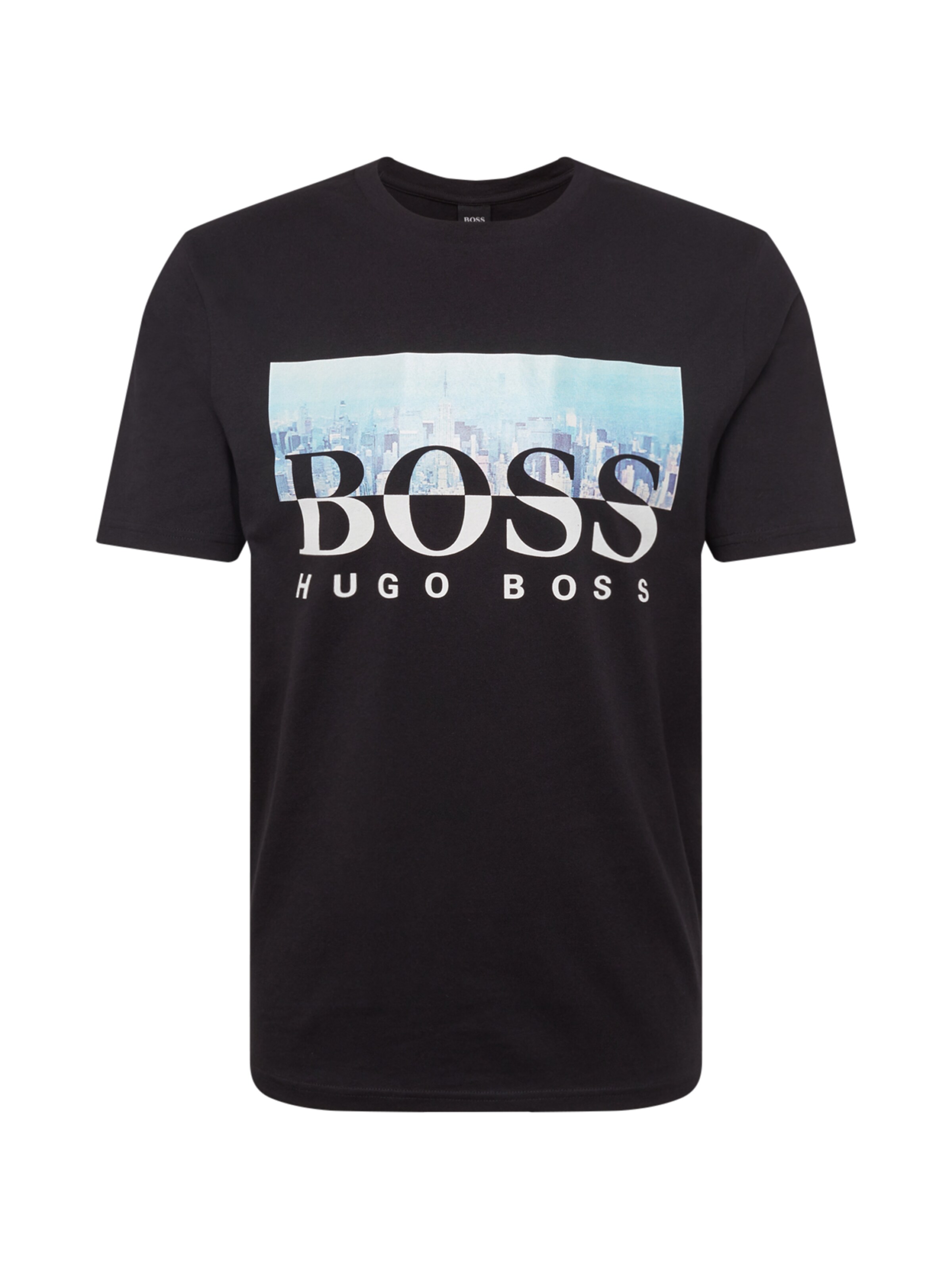 BOSS - Shirt 'Trek 4 10208401 01' in de kleur Zwart