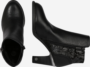 Bottines MUSTANG en noir : sur le côté