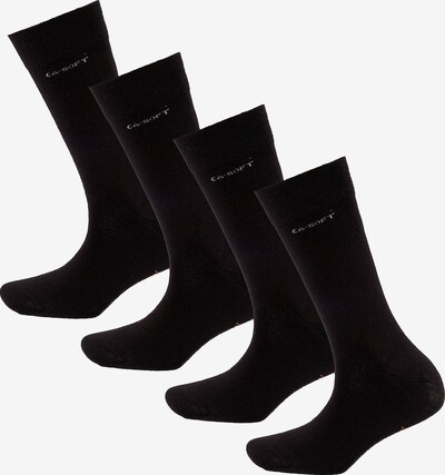 camano Socken 'Mika' in schwarz / weiß, Produktansicht