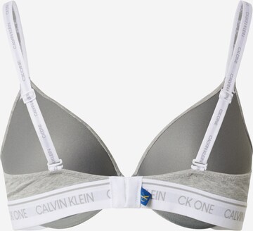 Calvin Klein Underwear Normální Podprsenka 'LIGHTLY LINED DEMI' – šedá