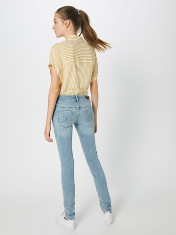 LTB Skinny Jeans 'Molly' in Blue: back