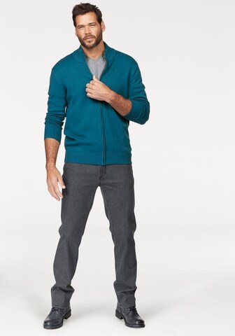 Man's World Knit Cardigan in Blue