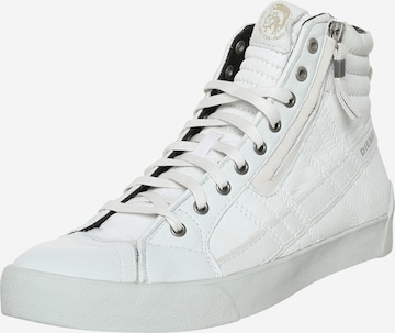 DIESEL Sneakers hoog 'D-String Plus' in Wit: voorkant