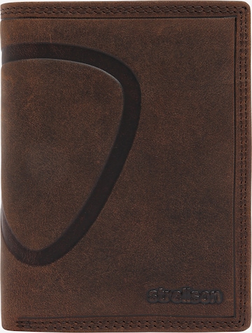 STRELLSON Wallet in Brown: front