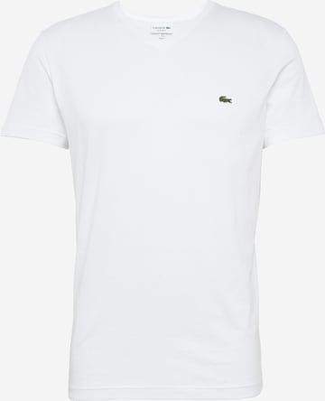 LACOSTE T-shirt i vit: framsida