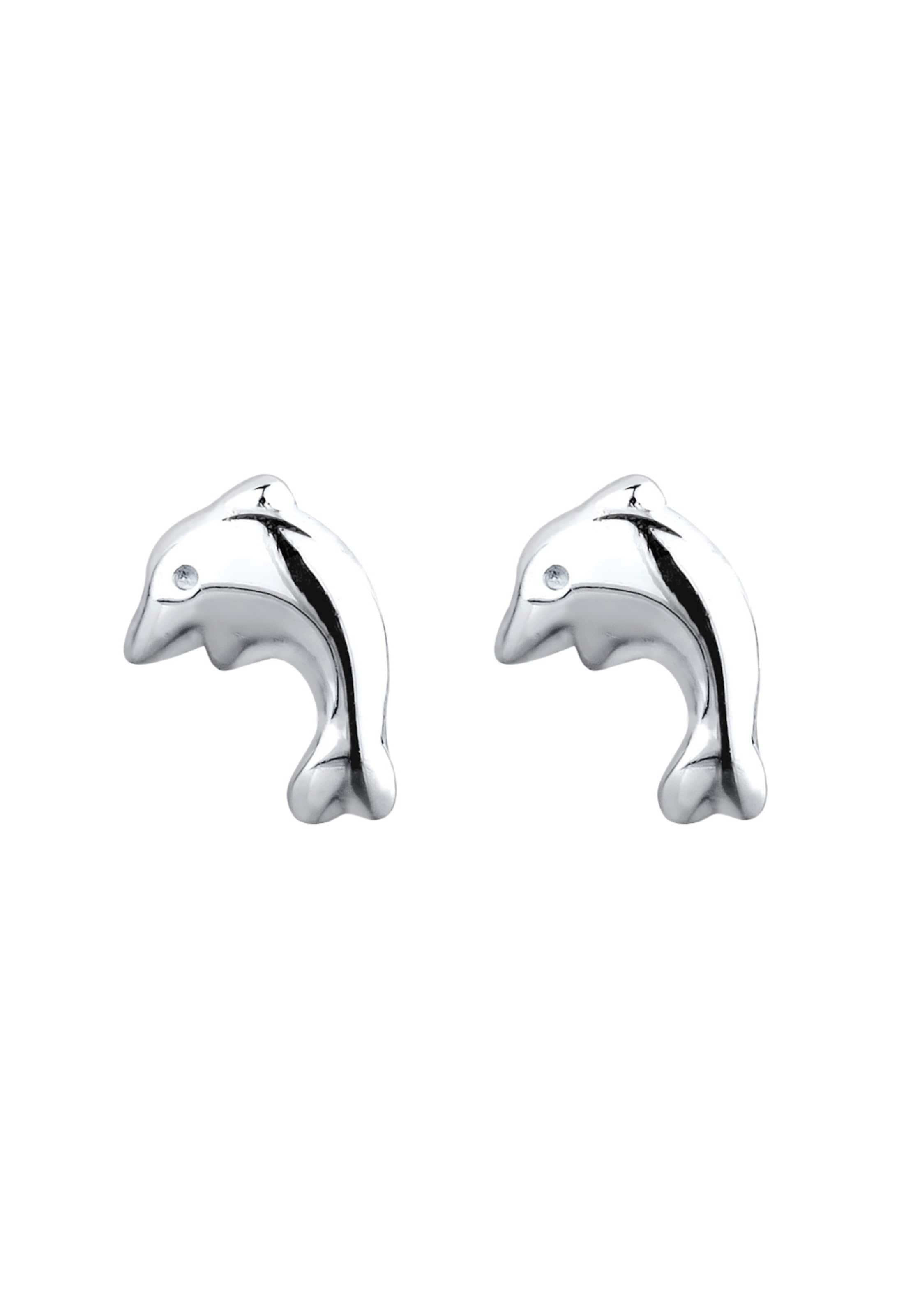 Bijou 'Delfin' ELLI en argent : devant