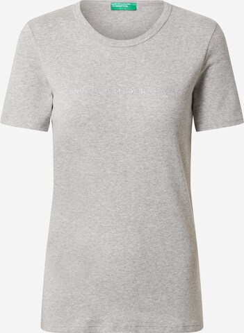 T-shirt UNITED COLORS OF BENETTON en gris : devant