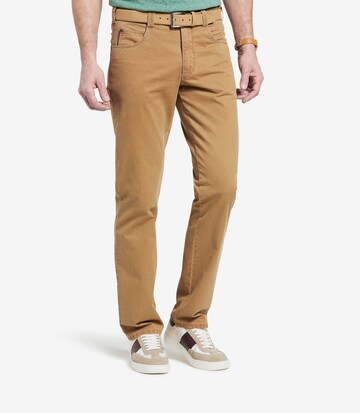 Meyer Hosen Chino Pants 'Diego' in Brown: front