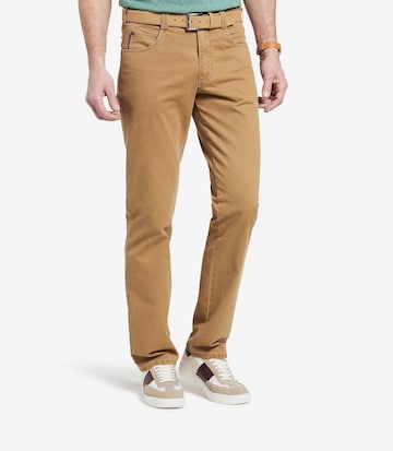Meyer Hosen Chino Pants 'Diego' in Brown: front