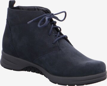 Ganter Lace-Up Ankle Boots in Blue