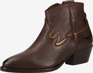 Bottines MUSTANG en marron : devant