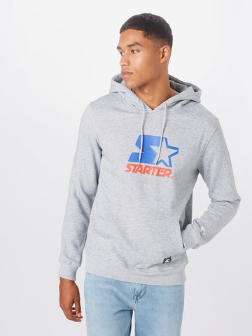 pelēks Starter Black Label Standarta piegriezums Sportisks džemperis: no priekšpuses