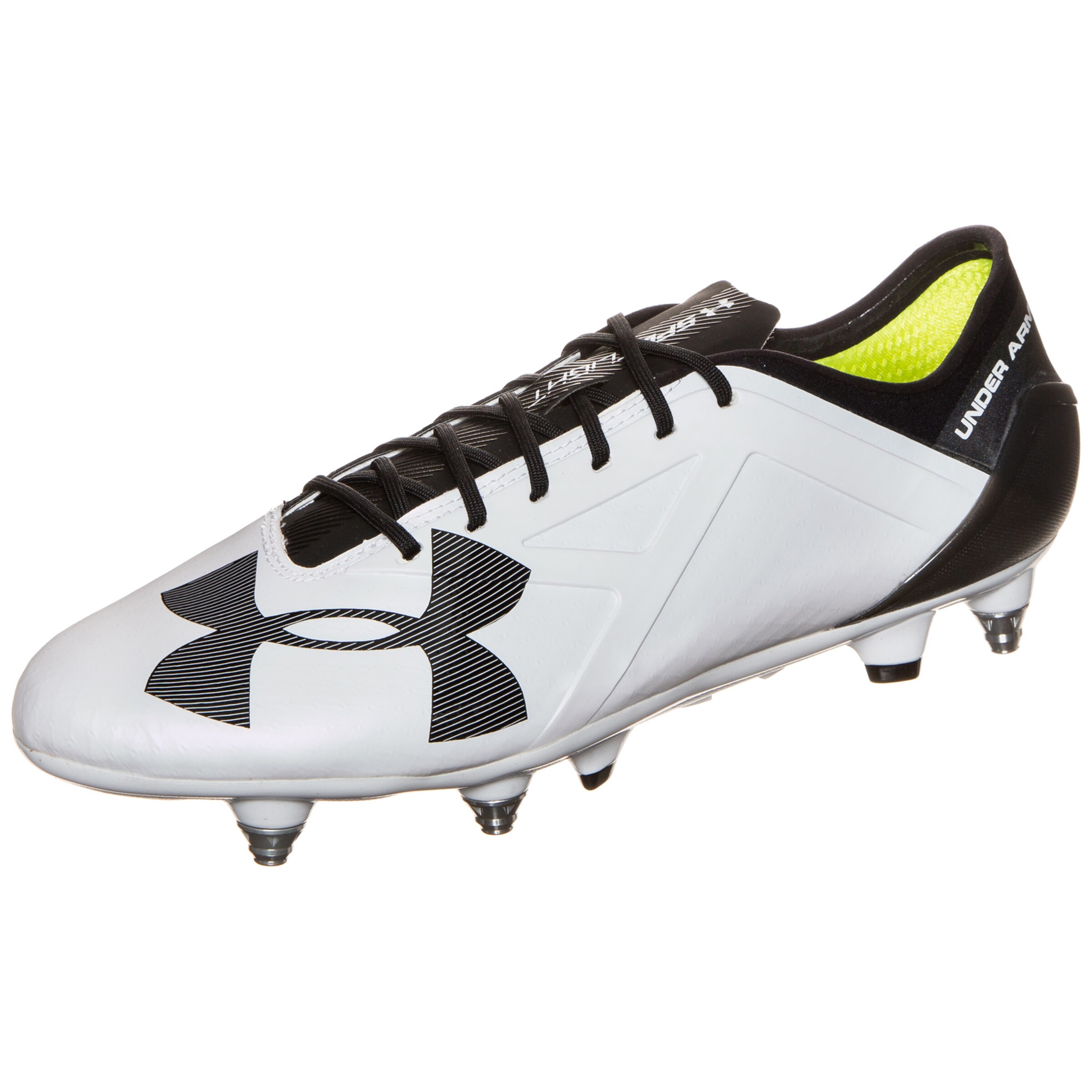 UNDER ARMOUR - Voetbalschoen 'Spotlight SG' in de kleur Wit