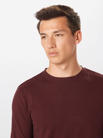 Coupe regular Pull-over 'Berg' SELECTED HOMME en rouge
