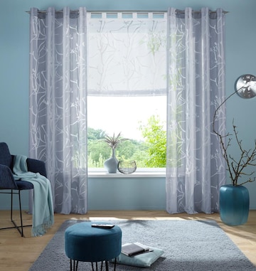 MY HOME Curtains & Drapes in Grey: front