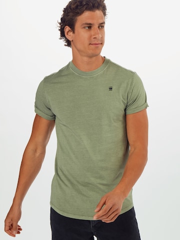 G-STAR Тениска в зелено: отпред