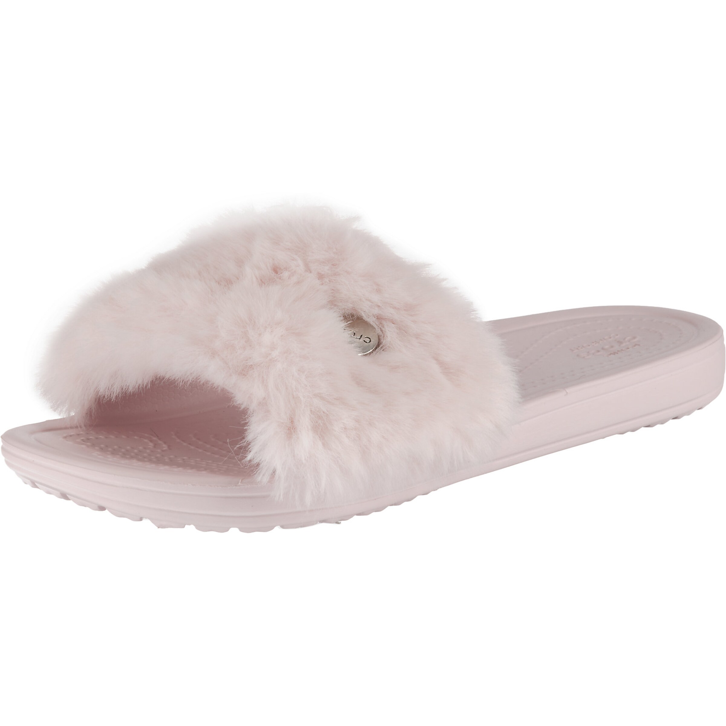 Crocs - Pantolette 'Sloan Luxe Slide' in pastellpink