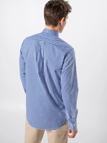 GANT - Ajuste regular Camisa en azul: atrás