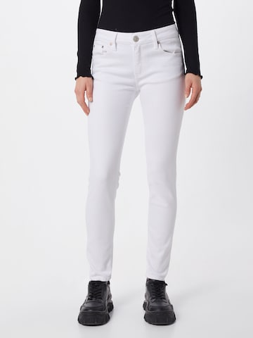 Skinny Jeans 'Super G Slim Drill Stretch' de la Herrlicher pe alb: față