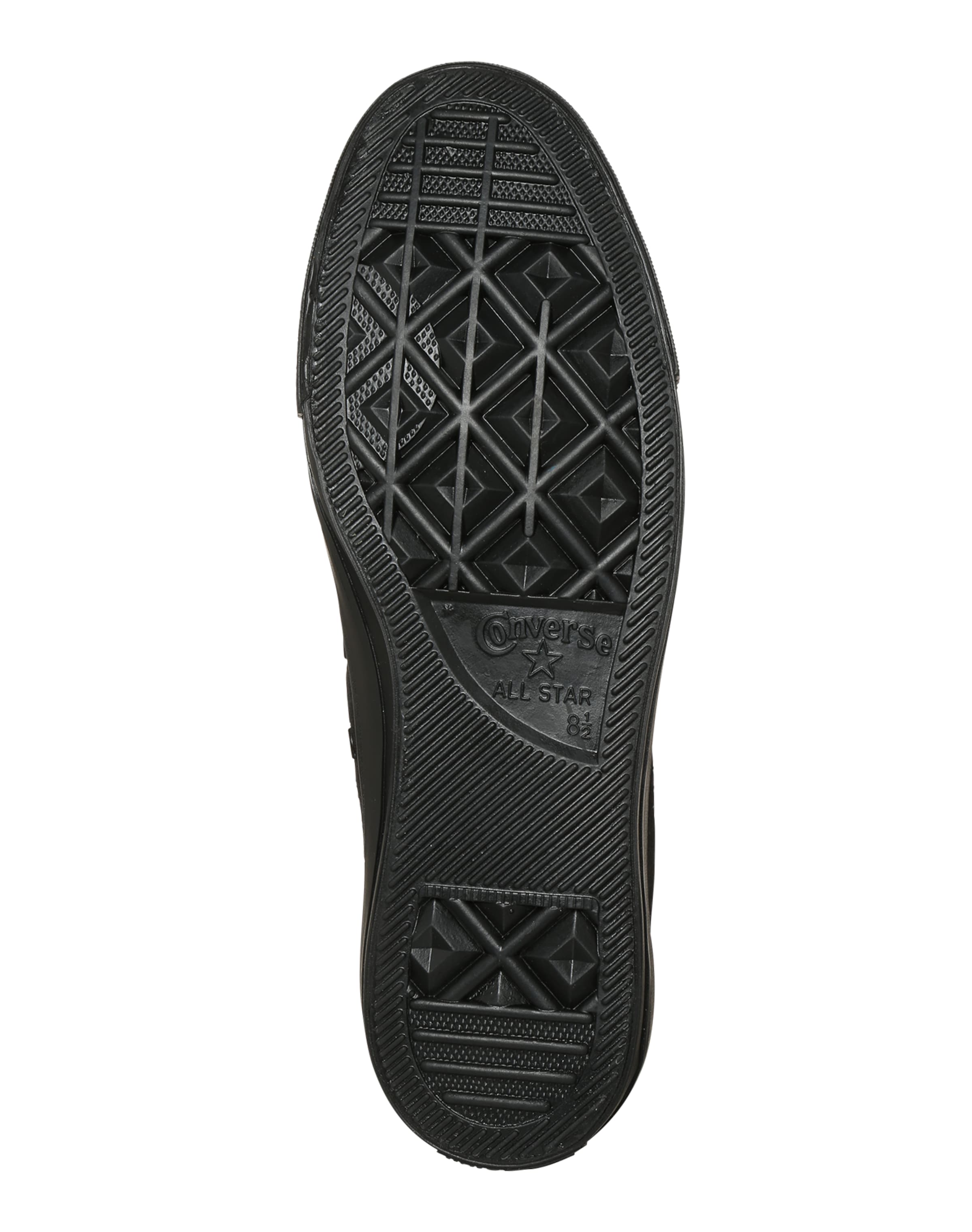 melns CONVERSE Zemie brīvā laika apavi 'Chuck Taylor All Star'