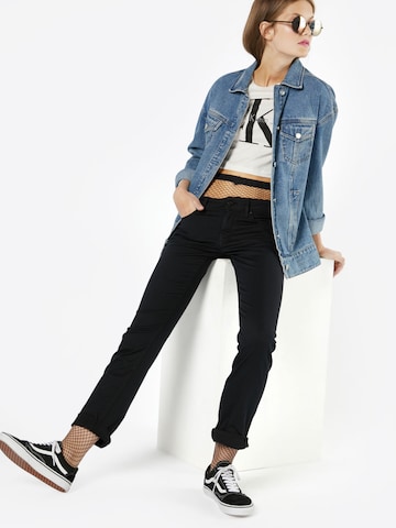 Skinny Jean 'OLIVIA' Mavi en noir