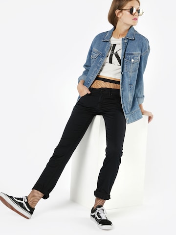 Skinny Jeans 'OLIVIA' de la Mavi pe negru