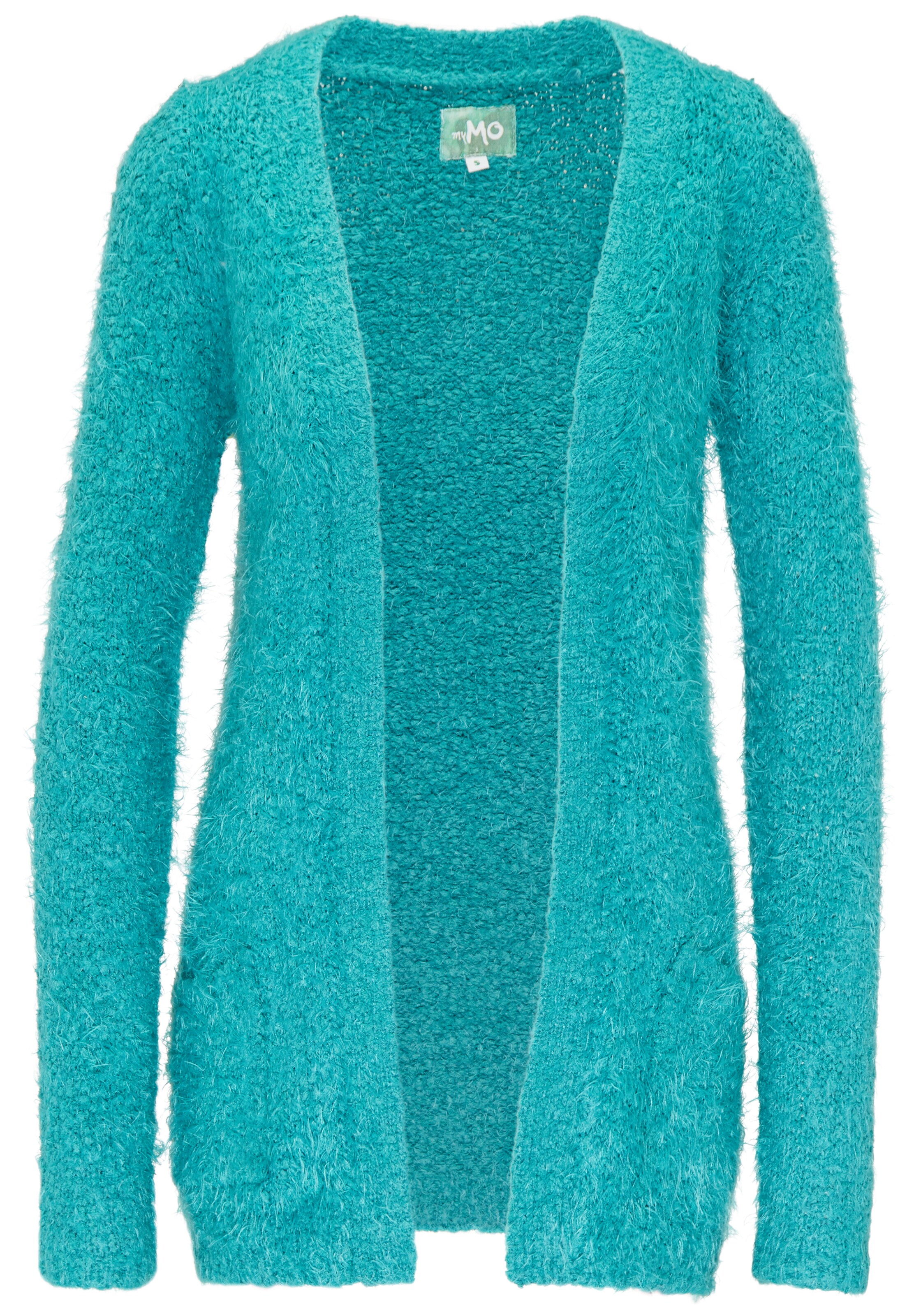 MYMO - Gebreid vest in de kleur Turquoise