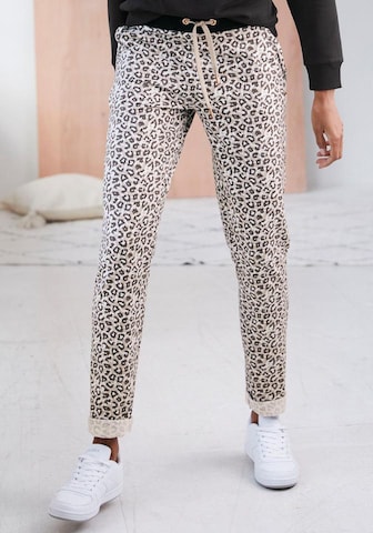 Effilé Pantalon LASCANA en beige