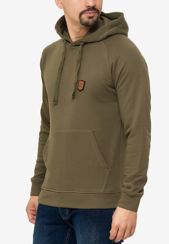 INDICODE JEANS Sweatshirt 'Litcham' in Groen