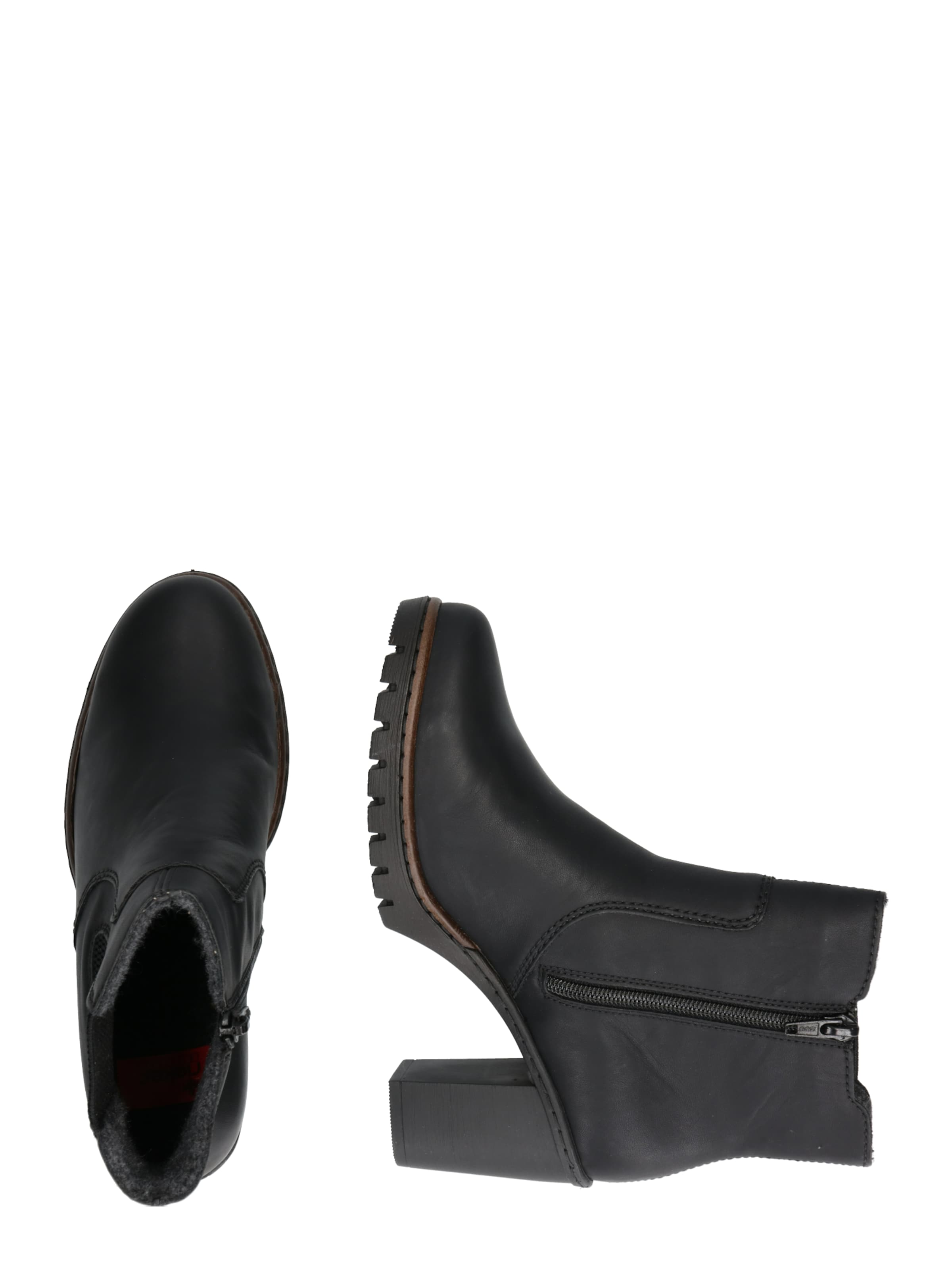 Rieker Chelsea csizmák - fekete