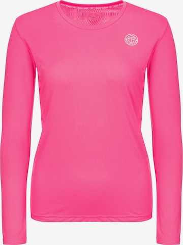 BIDI BADU Performance Shirt 'Pia' in Pink: front