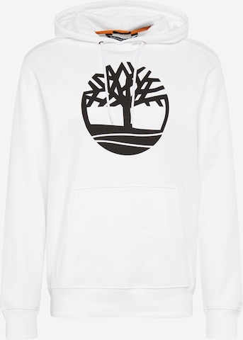 TIMBERLAND Sweatshirt in Wit: voorkant