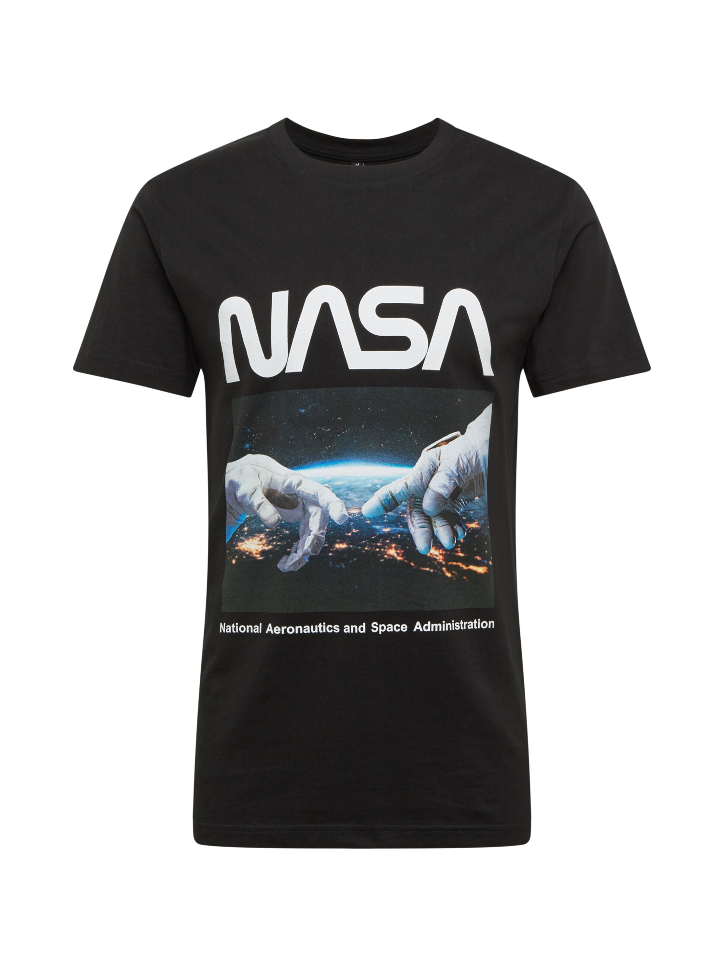 Mister Tee Shirt 'Nasa' in Schwarz: Vorderseite